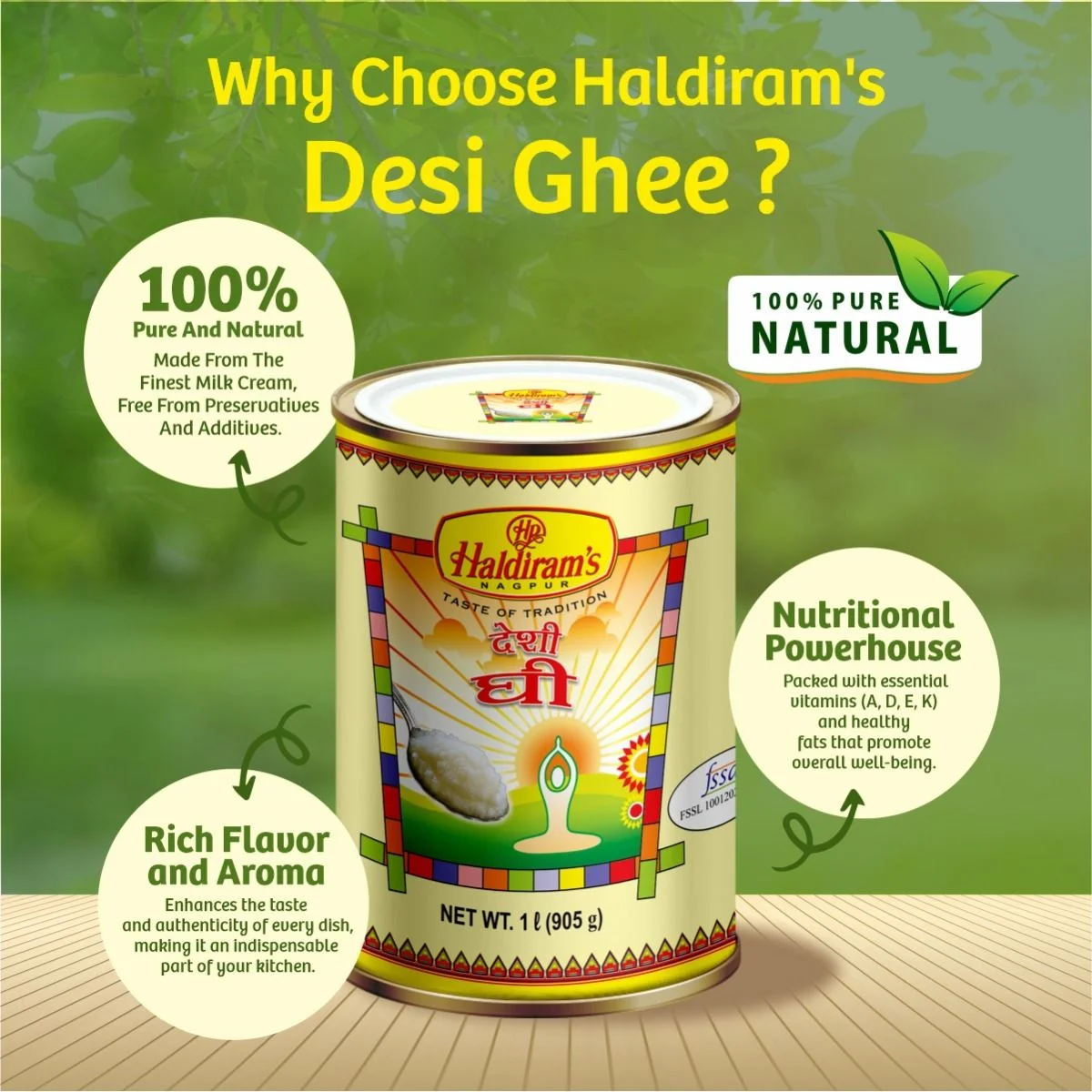 Deshi Ghee (1 Lit Tin) - Image 5