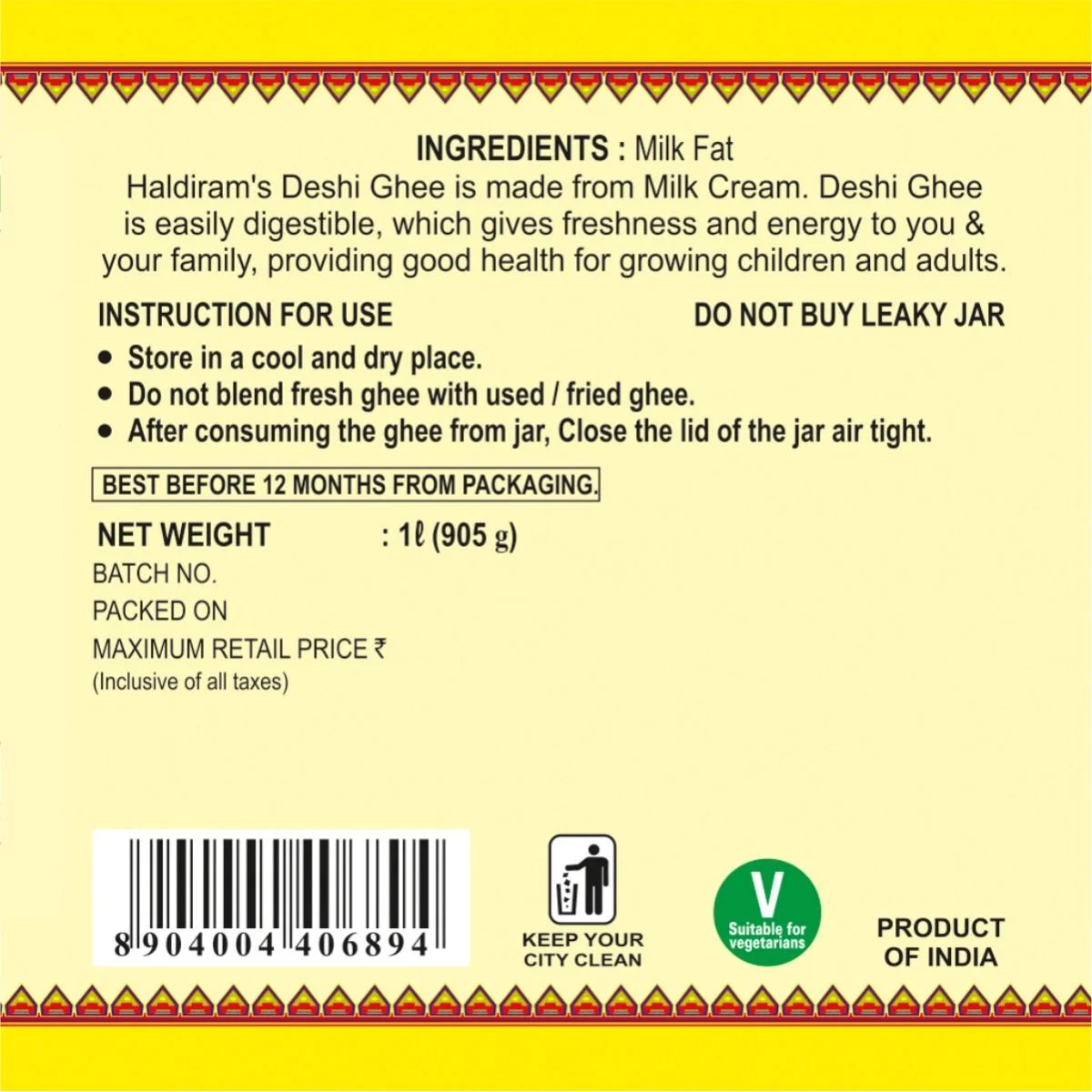 Deshi Ghee (1 Lit Tin) - Image 9